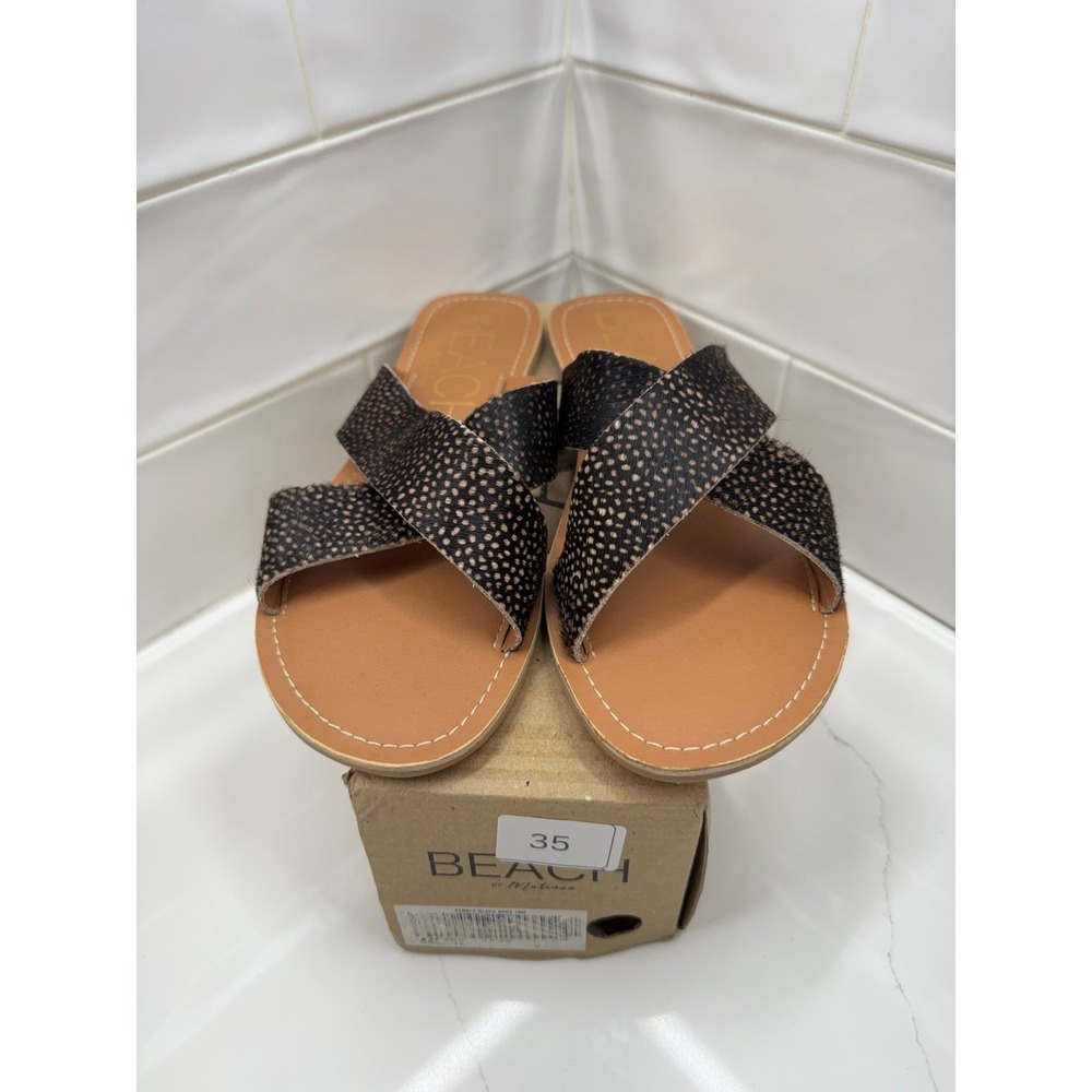 Matisse - Strappy Slide‎ Sandal - Pebble Black Spot size 10